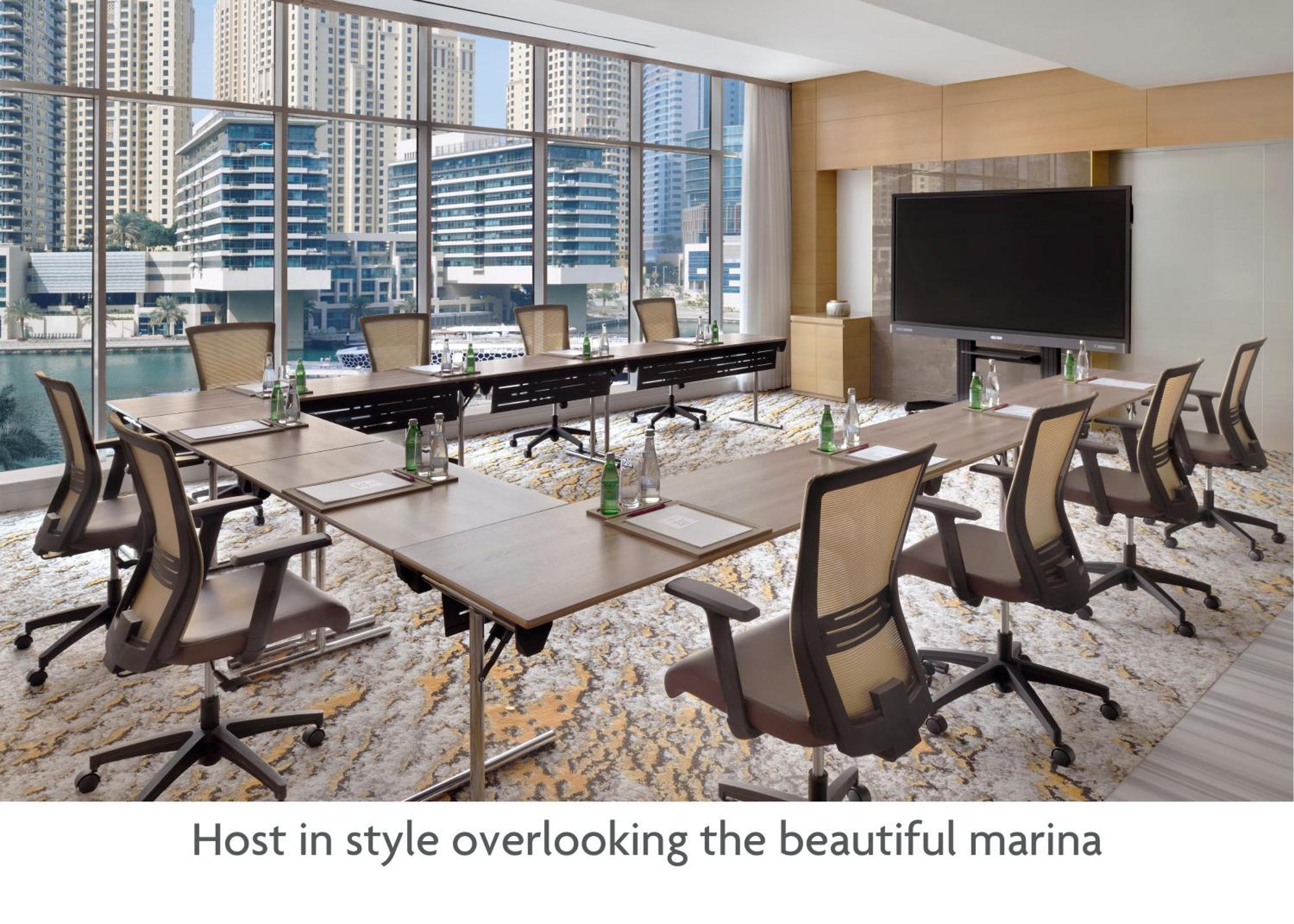 คราวน์ พลาซา ดูไบ มารีนา Hotel ภายนอก รูปภาพ Meeting room