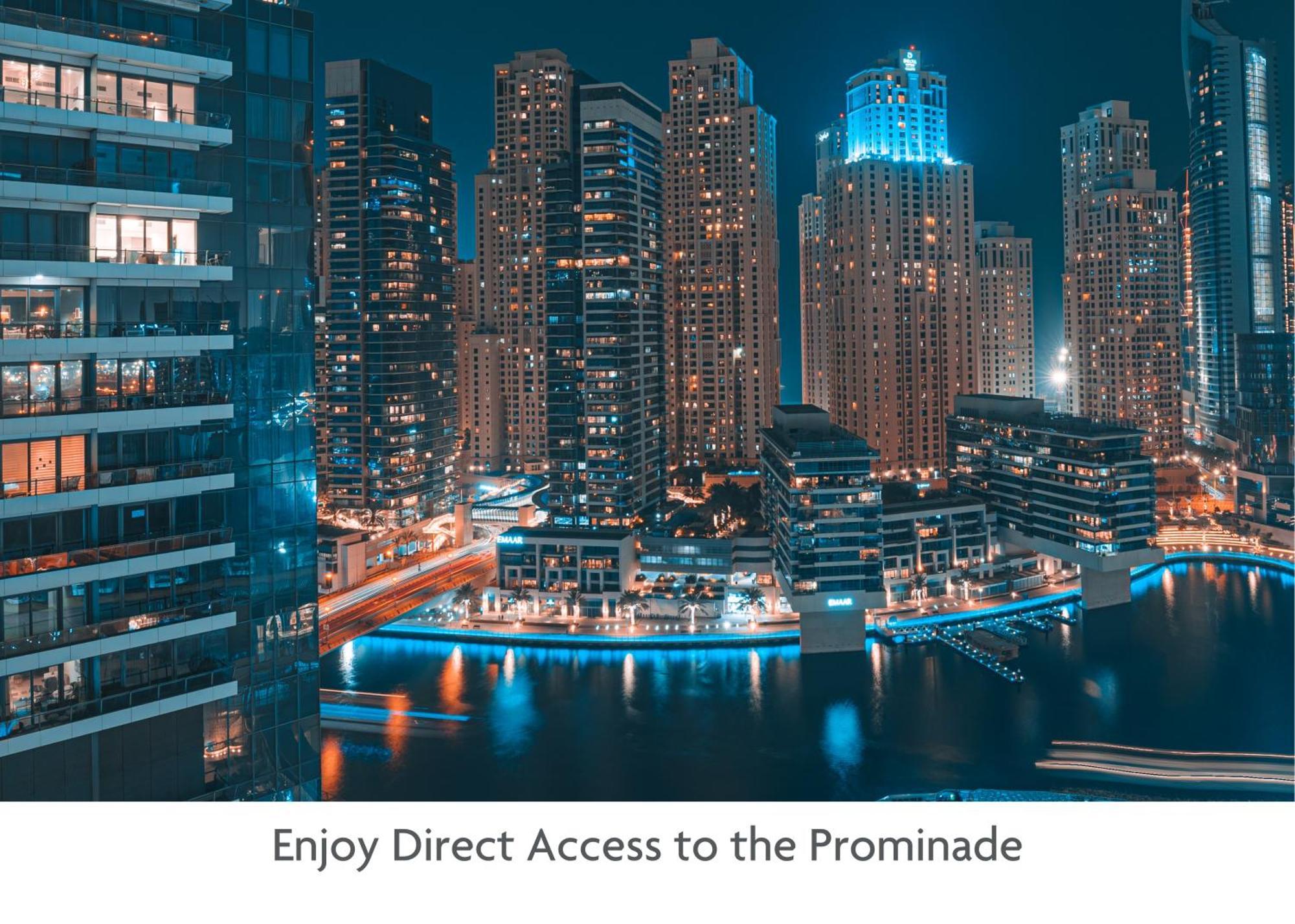 คราวน์ พลาซา ดูไบ มารีนา Hotel ภายนอก รูปภาพ The Promenade